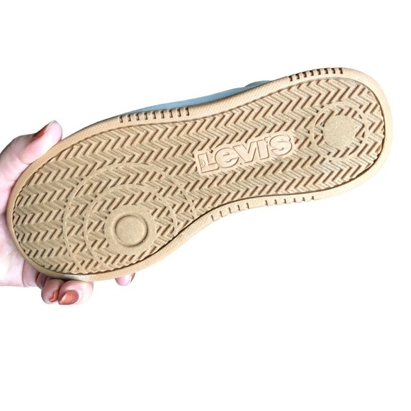 Levi’s White Drive Hi Unisex Hi-Top Sneaker Kids Size 3.5 - Picture 10 of 12